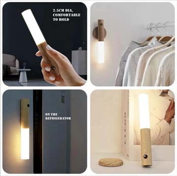 Magnetic wall lighting