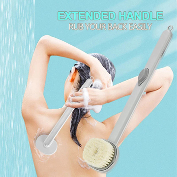 body brush with handle