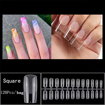 120Pcs Full Cover Press On Nail 