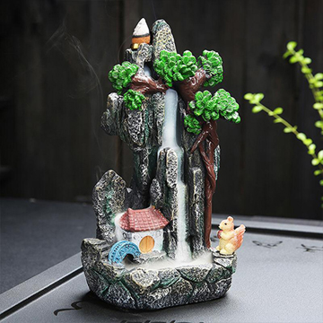 waterfall incense burner