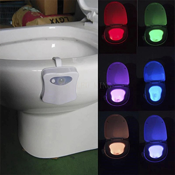 LED Night Lights Human Motion Sensor Automatic Toilet Seat