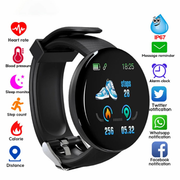 Round smart watch