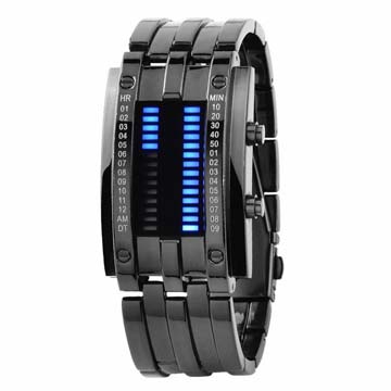 Waterproof Watch Double Row Lamp