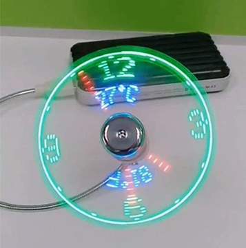 clock shaped fan