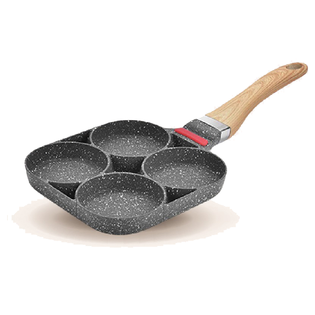 Four-axis steel frying pan