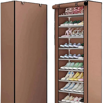 Shoe organizer cabinet 9 shelves