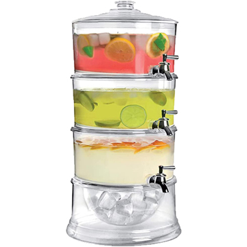 Juice dispenser 3 layers