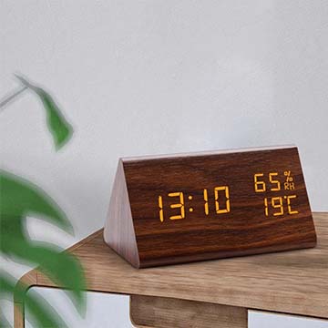 Digital Clock LED Wooden